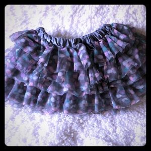 Polka dot grey tutu